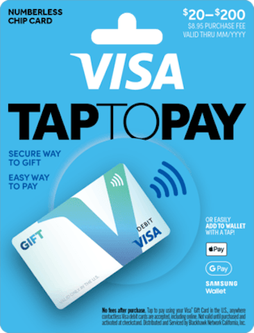 Blackhawk Network Brings Tap to Pay Visa® Gift Card